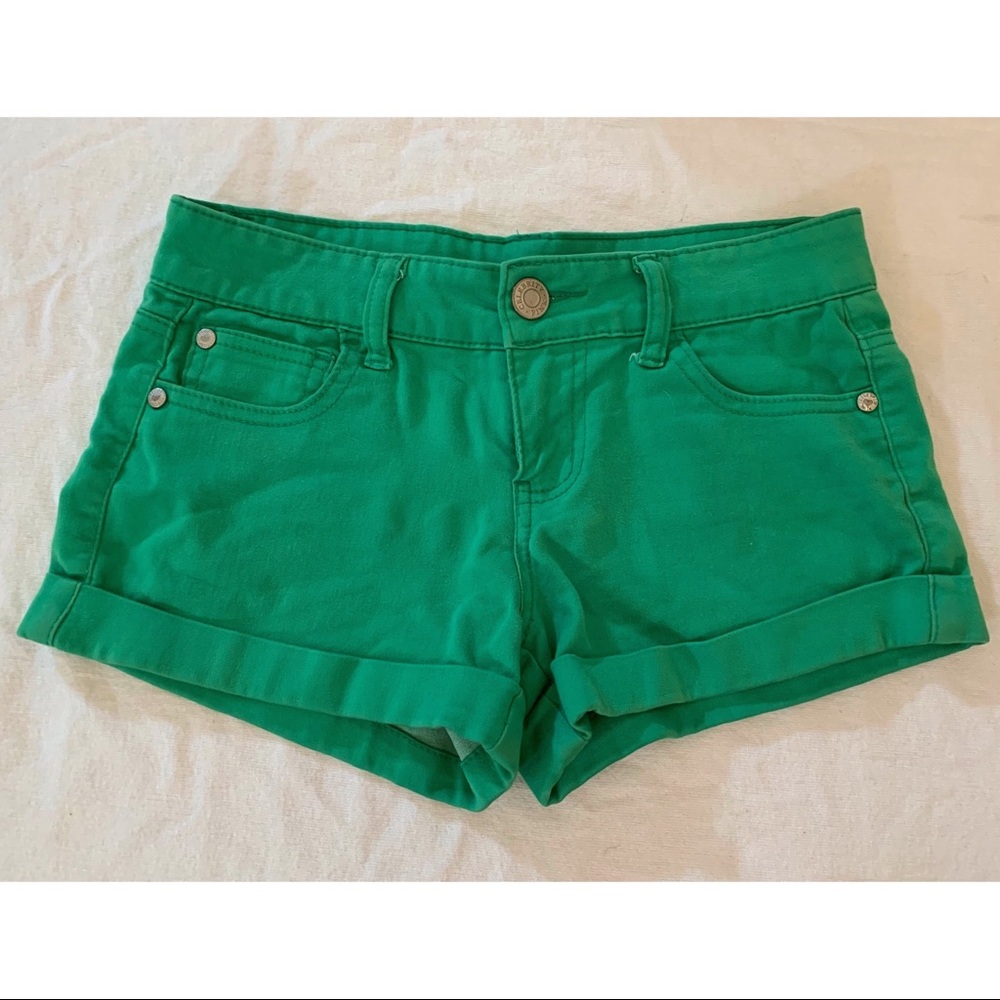 Celebrity Pink Kelly Green Short Shorts